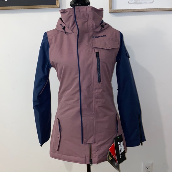 Armada Jackets & Blazers - NWT!! Armada Kana GTX Insulated Jacket Mauve Women’s Size XS